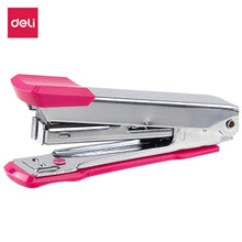 Load image into Gallery viewer, DELI Stapler NO.10 Metal durable fashion color stapler 0224F shool stationery office supply staples office accessories