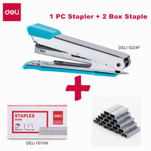 Load image into Gallery viewer, DELI Stapler NO.10 Metal durable fashion color stapler 0224F shool stationery office supply staples office accessories