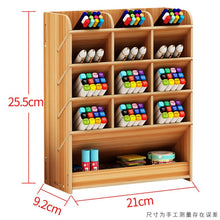 Load image into Gallery viewer, Pen  creative cute learning blogger multifunctional storage box office desktop personality ornaments pen holder organizer