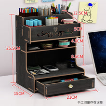 Load image into Gallery viewer, Pen  creative cute learning blogger multifunctional storage box office desktop personality ornaments pen holder organizer
