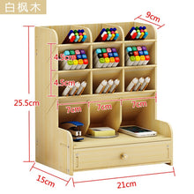 Load image into Gallery viewer, Pen  creative cute learning blogger multifunctional storage box office desktop personality ornaments pen holder organizer