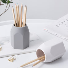 Load image into Gallery viewer, Silicone Pen Holder Pencil Stand Desktop Storage Case Box Desk Office Organizer Accessories Stationery Set Gifts for Students
