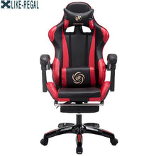 Load image into Gallery viewer, LIKE REGAL Multifunctional Fashion  Household Reclining Office Chair With Footrest Racing Seat
