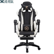 Load image into Gallery viewer, LIKE REGAL Multifunctional Fashion  Household Reclining Office Chair With Footrest Racing Seat