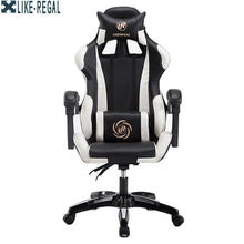 Load image into Gallery viewer, LIKE REGAL Multifunctional Fashion  Household Reclining Office Chair With Footrest Racing Seat