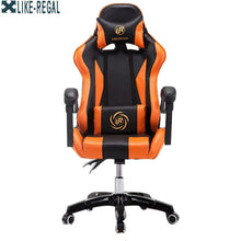 Load image into Gallery viewer, LIKE REGAL Multifunctional Fashion  Household Reclining Office Chair With Footrest Racing Seat