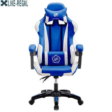 Load image into Gallery viewer, LIKE REGAL Multifunctional Fashion  Household Reclining Office Chair With Footrest Racing Seat