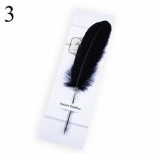 Load image into Gallery viewer, Fashion Accessories Cute Feather Ballpoint Pen Kawaii Signature Ball Point Pens Stationery For kids Student Gift School Supplies