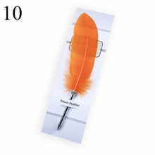 Load image into Gallery viewer, Fashion Accessories Cute Feather Ballpoint Pen Kawaii Signature Ball Point Pens Stationery For kids Student Gift School Supplies