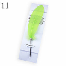 Load image into Gallery viewer, Fashion Accessories Cute Feather Ballpoint Pen Kawaii Signature Ball Point Pens Stationery For kids Student Gift School Supplies