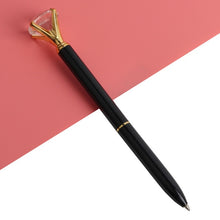 Load image into Gallery viewer, 3PCS Office Ballpoint Pen Big Diamond Metal Ball Pen With Large Diamond Stationery Magical Pen Fashion School Office Supplies