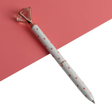 Load image into Gallery viewer, 3PCS Office Ballpoint Pen Big Diamond Metal Ball Pen With Large Diamond Stationery Magical Pen Fashion School Office Supplies