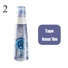 Load image into Gallery viewer, 6mm*8m Cute Transparent Dot Glue Tape Decorative Double Sided Tape For Kids Scrapbooking Photo Albums School Office Supplies