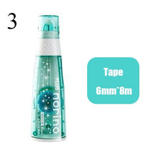 Load image into Gallery viewer, 6mm*8m Cute Transparent Dot Glue Tape Decorative Double Sided Tape For Kids Scrapbooking Photo Albums School Office Supplies