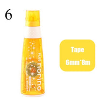 Load image into Gallery viewer, 6mm*8m Cute Transparent Dot Glue Tape Decorative Double Sided Tape For Kids Scrapbooking Photo Albums School Office Supplies