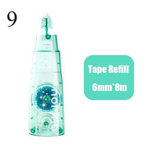 Load image into Gallery viewer, 6mm*8m Cute Transparent Dot Glue Tape Decorative Double Sided Tape For Kids Scrapbooking Photo Albums School Office Supplies