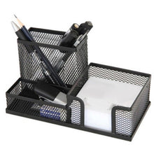 Load image into Gallery viewer, Metal Mesh Desktop Pen Holder Organizer Office Home Stationery Storage Case