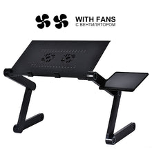 Load image into Gallery viewer, New Aluminum Alloy Adjustable Laptop Table Portable Folding Computer Desk Notebook Desktop Stand Computer Table For Sofa Bed