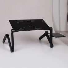 Load image into Gallery viewer, Aluminum Alloy Laptop Table Adjustable Portable Folding Computer Desk Students Dormitory Laptop Table Stand Tray For Sofa Bed