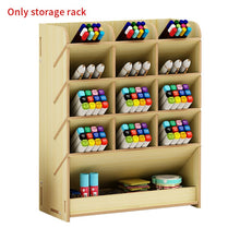 Load image into Gallery viewer, Multi-function Wooden Desktop Pen Holder Office School Storage Case Desk Pen Pencil Organizer