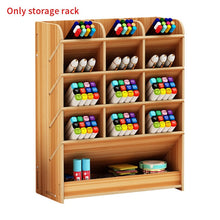 Load image into Gallery viewer, Multi-function Wooden Desktop Pen Holder Office School Storage Case Desk Pen Pencil Organizer