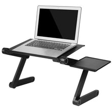 Load image into Gallery viewer, Portable Adjustable Aluminum Laptop Desk Stand Table Vented Ergonomic TV Bed Lap Stand Up Working Office PC Riser Bed Sofa Couch