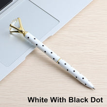 Load image into Gallery viewer, GENKKY Kawaii Ballpoint Pen Big Gem Metal Ball Pen With Large Diamond Blue And Black Magical Pens Fashion School Office Supplies